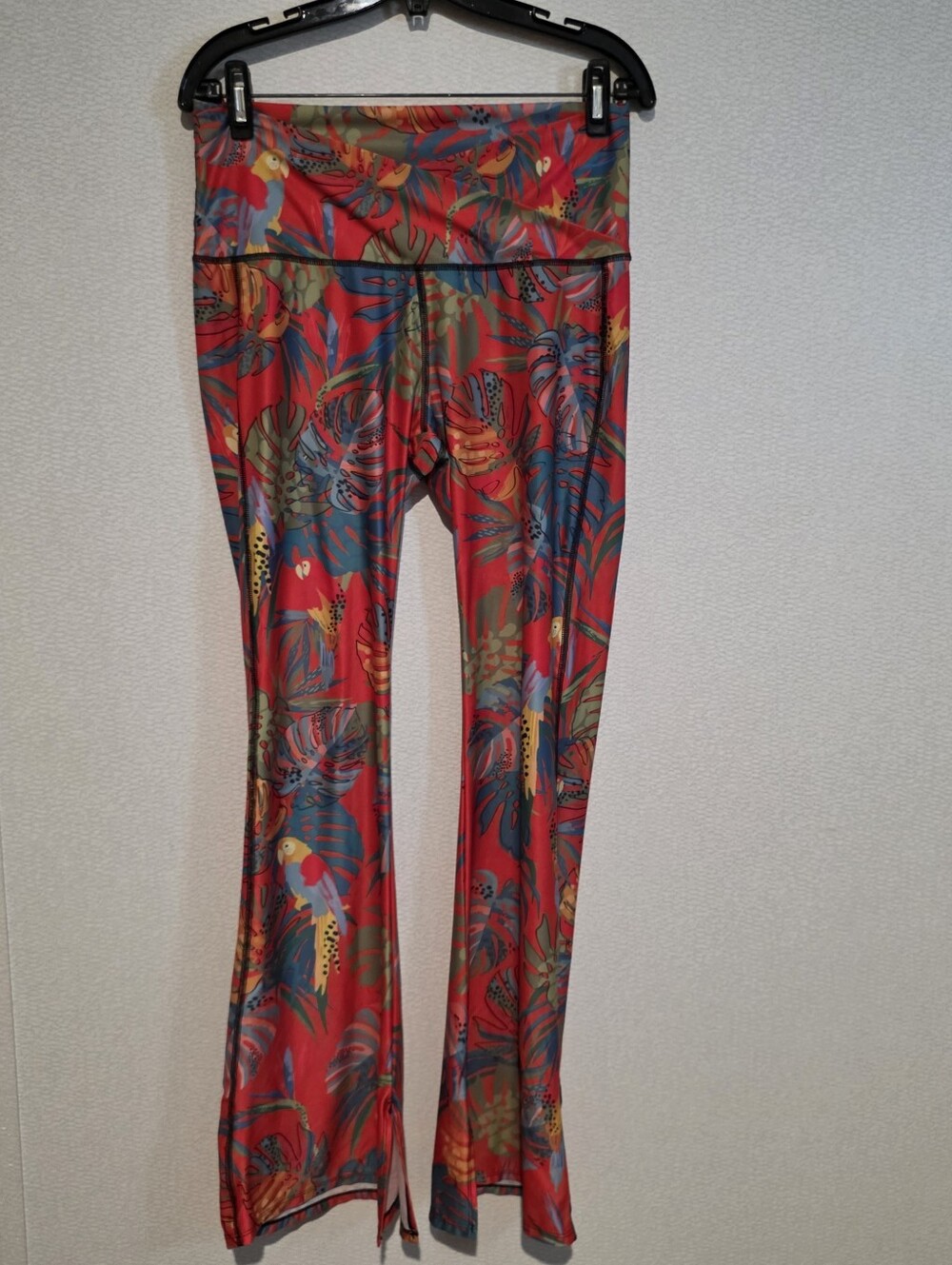 Yoga Democracy Tropical Flare Leggings High Rise Large